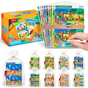JoyCat 24 Pack Spot the Difference Game Cards Party Favors for Kids, Goodie Bags Stuffers, Classroom Prizes Rewards for Students, Birthday Gift Bulk, Gifts for Boys & Girls