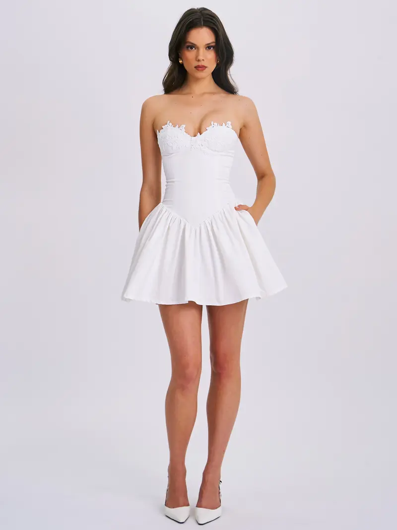 Lace corset dress plt - TikTok Shop