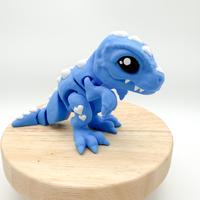 Jumbo Blue Heart T-Rex