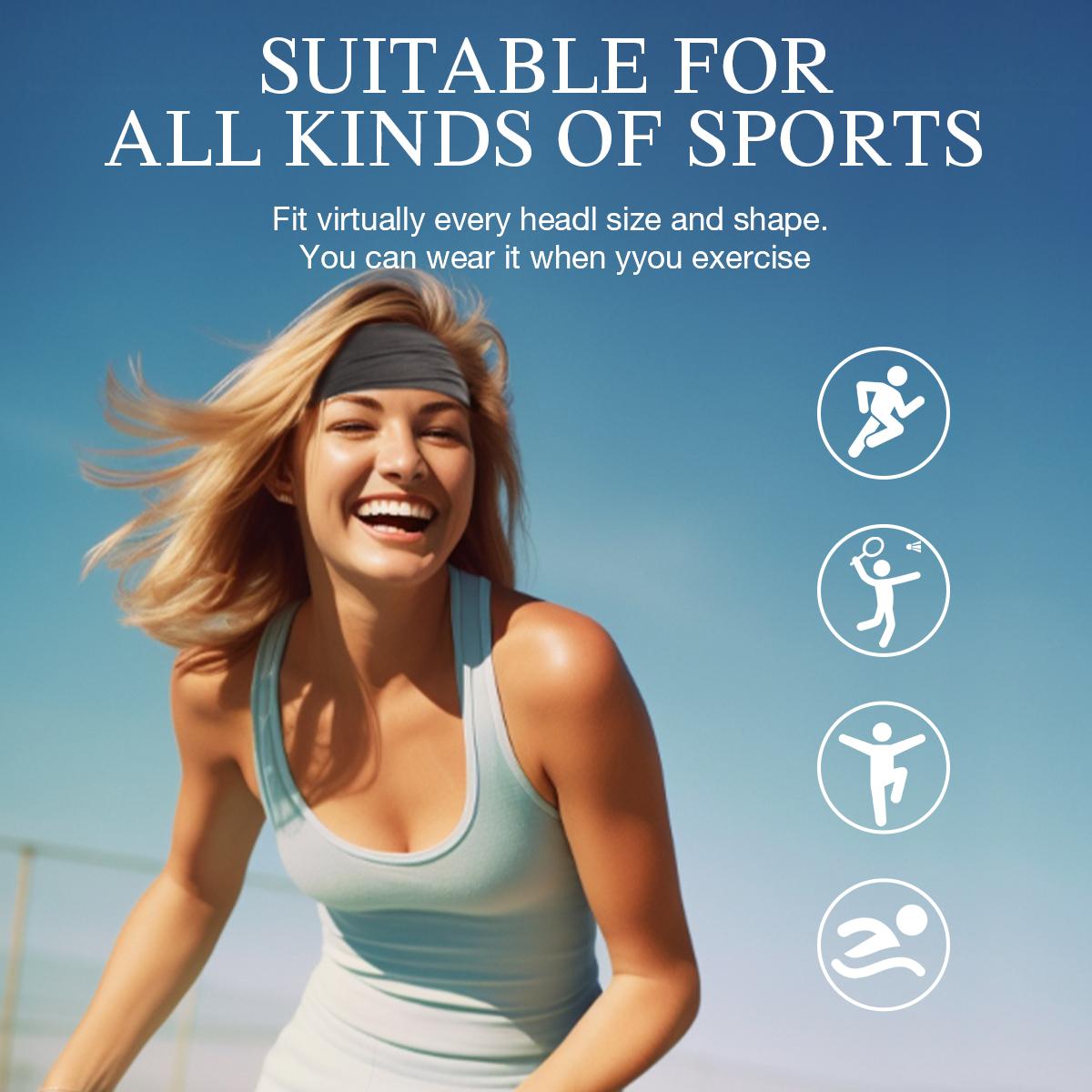 Doores Classic Headbands for Women 5Pcs, Cotton Like Wide Headbands for Women's Hair with Knot, Non Slip Twisted Cross Elastic Absorbent Workout Headband Sport Yoga Running Hair Headbands Doores Classic Headbands for Women 5Pcs, Cotton Like Wide Headbands for Women's Hair with Knot, Non Slip Twisted Cross Elastic Absorbent Workout Headband Sport Yoga Running Hair Headbands