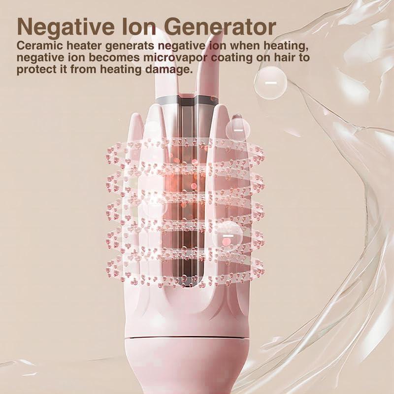 Fully automatic curling stick lazy curling tool electric rotary curler large curling without damaging hair 28mm Comfort Hair Curler,Negative Ion Automatic Hair Hair Curl Wand,Hair Styling Tools for Home,gifts for friend