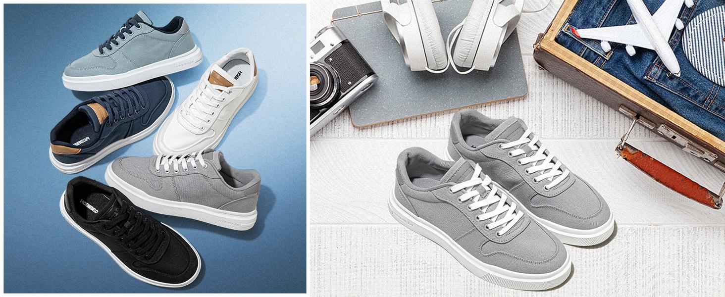 HOBIBEAR Spring/Autumn Adult Men's Sports & Casual Shoes Outdoor Slip-On Sneakers