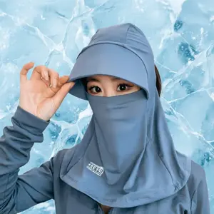 Summer Unisex Full-Face Sun Hat — UV-Protective Outdoor Cycling Cap with Integrated Neck Guard and Face Mask