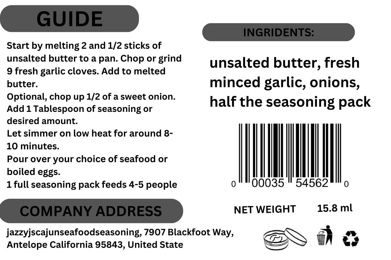 JazzyJ’s spicy cajun lemon pepper🍋🥵