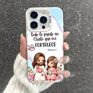Bible Verse Aesthetic Christian Pattern Shockproof Phone Case for iPhone X Xsmax 11 12 13 14 15 16 17 Pro Max Plus Air XR Protecitved Cover Trendy