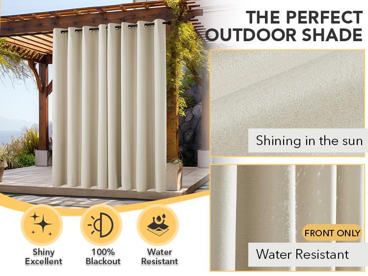 Lightweight Blackout (100%) Curtains 2 Panels, Deconovo Lightweight Faux Linen Total Blackout Curtains curtain shack