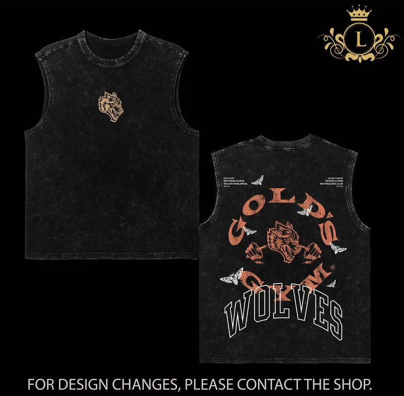 Darc Sport x Gold's Gym Collab T-Shirt – Vintage Washed Oversized