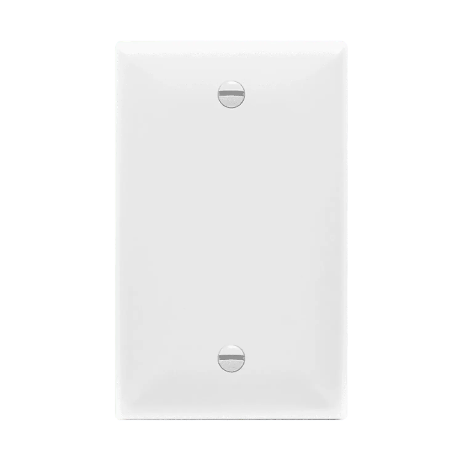 Enerlites 1-Gang Mid-Size Blank Cover Wall Plate, Electrical Cover Panel for Home Improvement Switches & Accessories