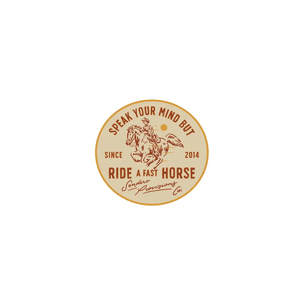 Fast Horse Sticker