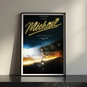 Michael Vintage Style Poster Wall Art For Modern Home Decor Living Room Office Bedroom