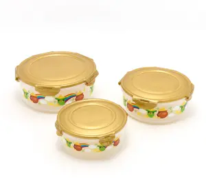 LocknLock 3-Pc Nestable St. Patty's Day Printed Canisters