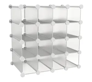 Lavish Home Customizable Cube Organizer 16 CubeShelves Lavish Home Customizable Cube Organizer 16 CubeShelves