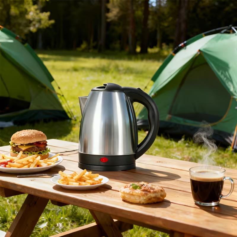 2L Stainless Steel Water Kettle ,Large Capacity,No Refills Needed. Seamless Design-Safe,Quick heating ,Auto shut-off