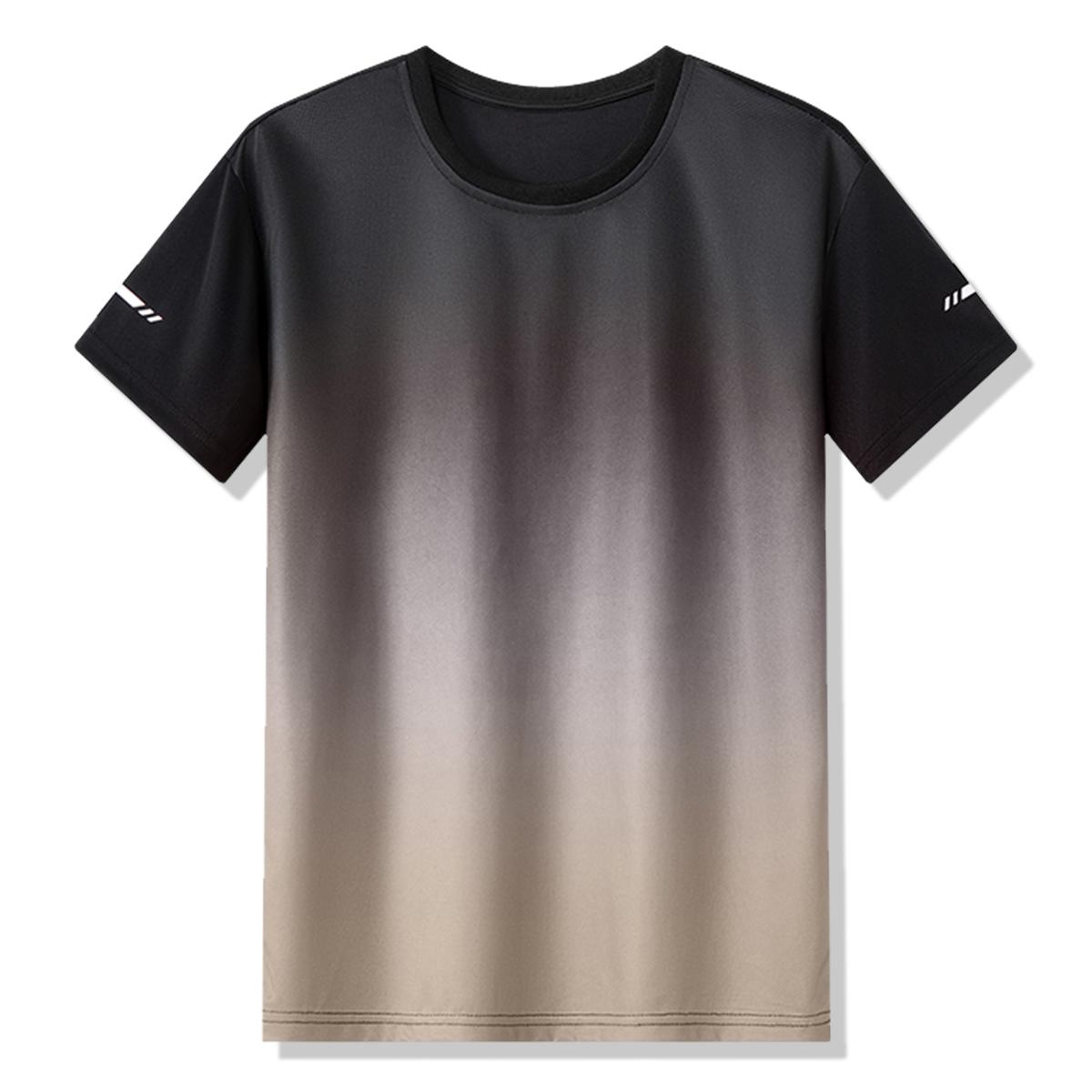 6-piece running sports T-shirts, short-sleeved moisture-wicking and quick-drying tops, suitable for fitness, casual wear and hiking trips, available in multiple colors