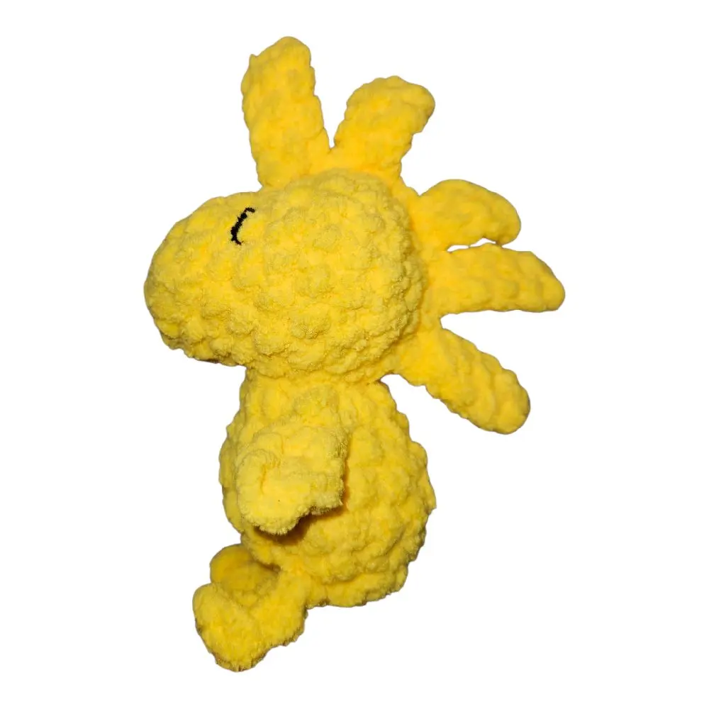 Crochet Yellow Bird/White Dog  Buddy Plushie, Cute gift & decoration, Christmas gift Plush