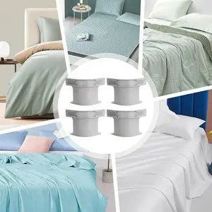 4PC Secure Sheet Holder with Heavy-Duty Mattress Straps – No More Loose Bedding, Universal Fit, Easy One-Time Installation