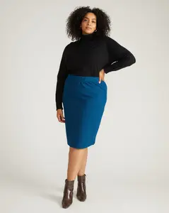 Danube Ponte Skirt - Deep Teal