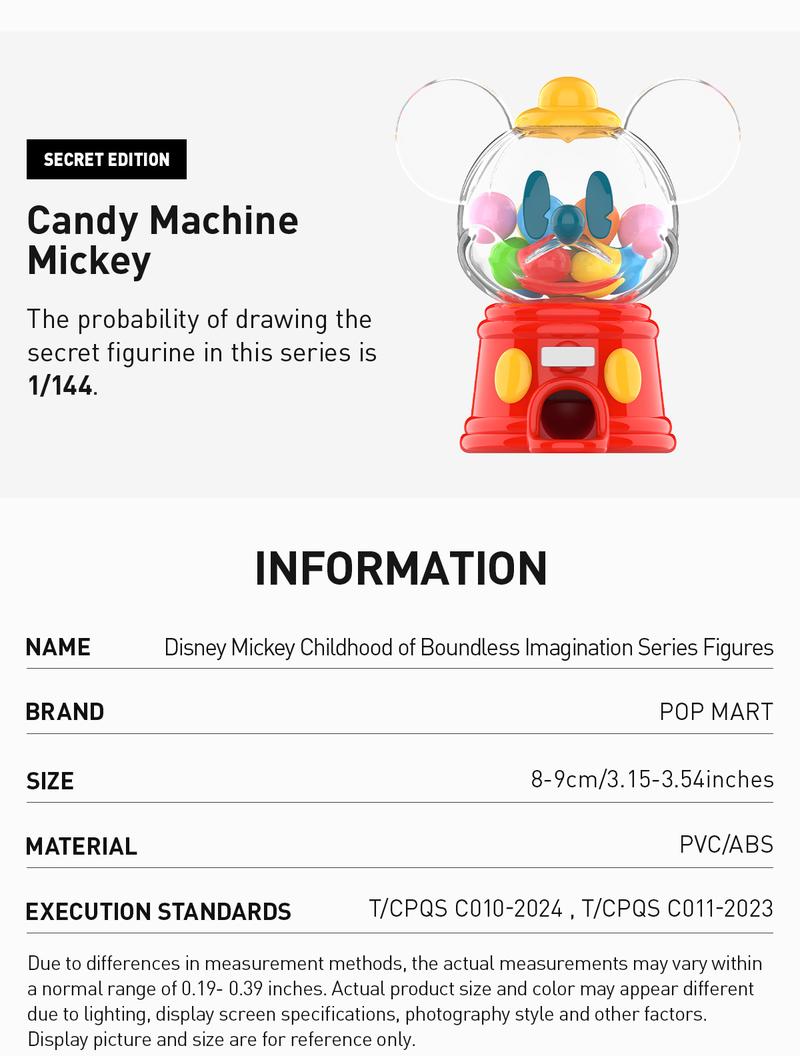 POP MART Disney Mickey Childhood of Boundless Imagination Series Figures