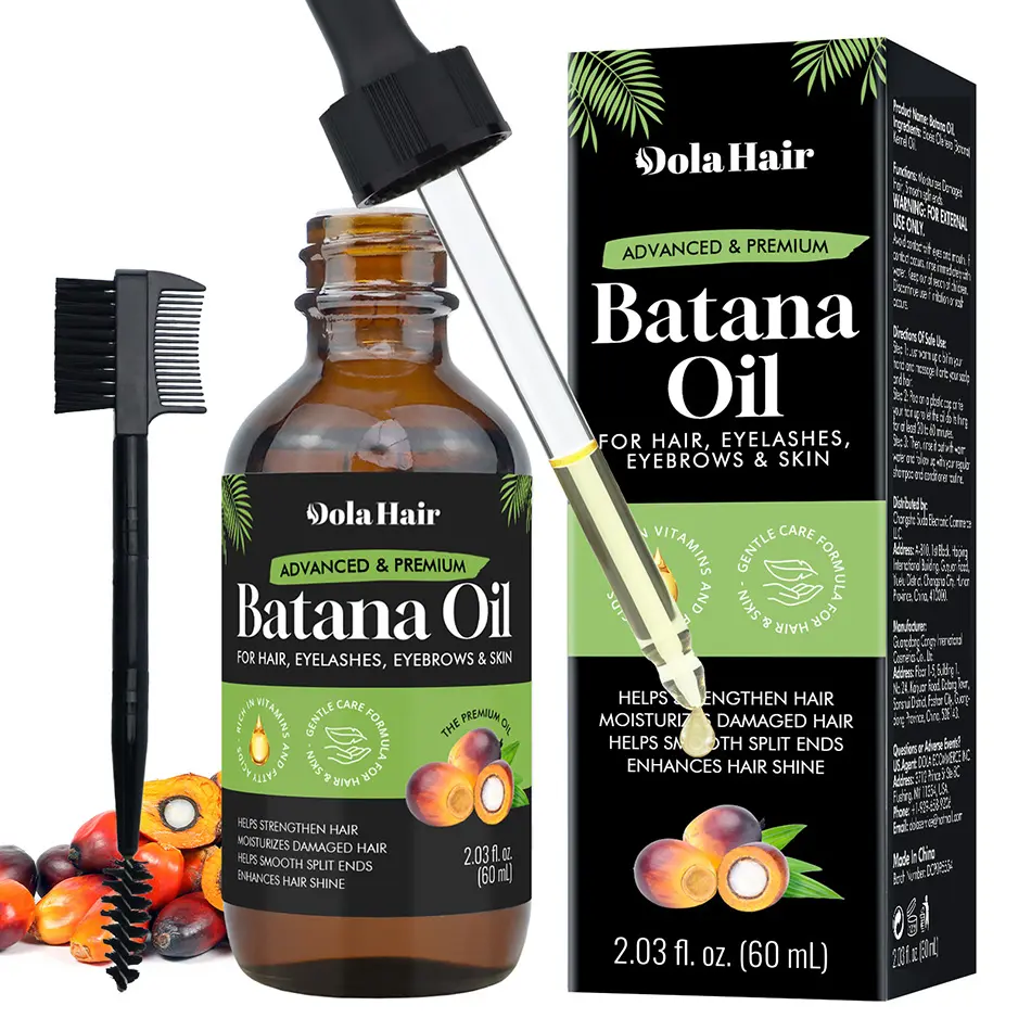 Batana Oil for Hair Growth & Scalp Care – 60ml Organic Moisturizing Batana Hair Oil, Repair Damaged Hair, Lightweight Daily Nourishing Treatment #Summervibes,back to school