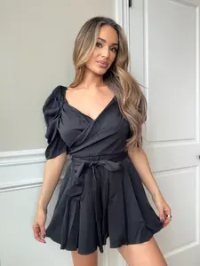 Trend Setter Pleated Romper