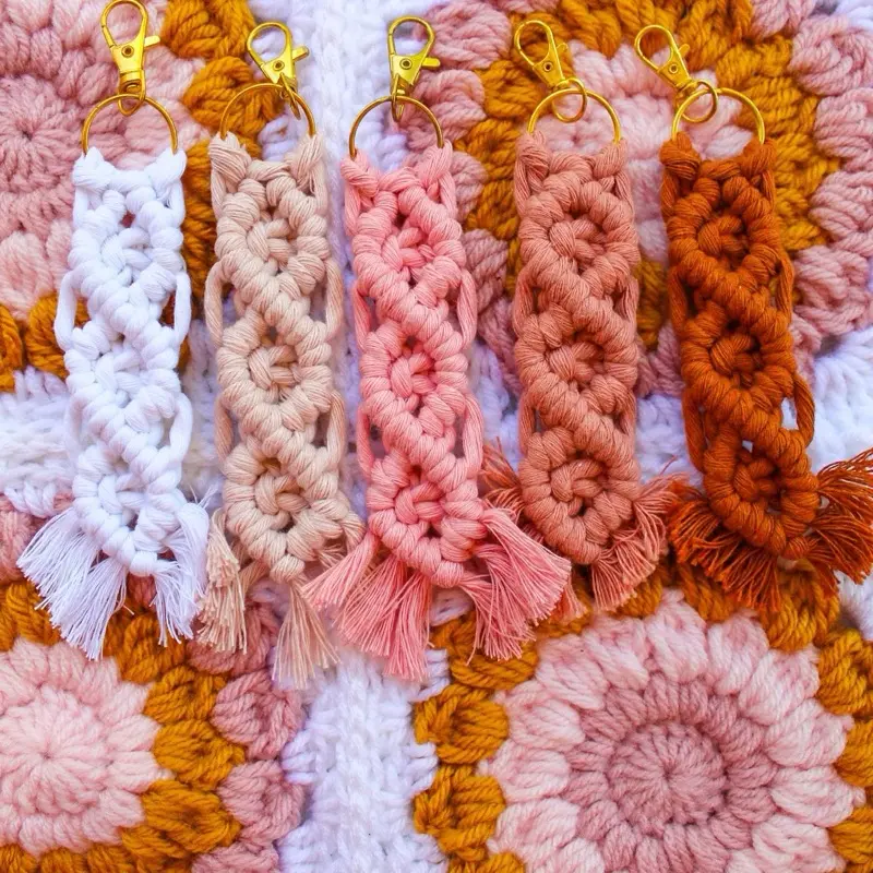 Macrame Fringe Keychains| Boho Keychains| Purse Accessories | Keys | Wallet | Boho Macramé Keychain | Gifts for Her | Christmas Gift Ideas