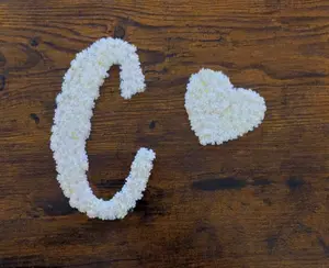 Artificial Baby's Breath Letter's