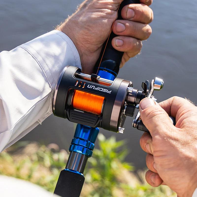 Piscifun Chaos Pro CNC Baitcasting Reels and LED LumiCat II Casting Rods Combo