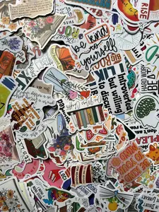 Mental Health & Book Lover Sticker Pack | Waterproof Vinyl, 10 pcs