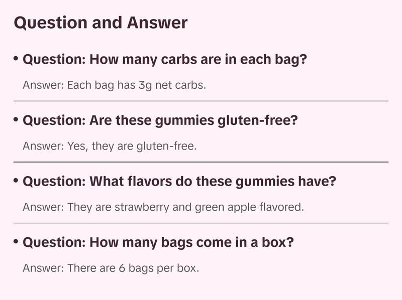 Super Wild Worms - Keto & Vegan Gummies (6 Bags), 3g Net Carbs, 3g Sugar, Gluten-Free, 70 calories per bag, healthy sweet snack Fruit Chews Candy