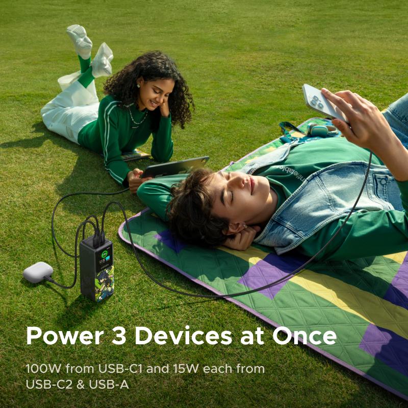 Genshin Impact X UGREEN Limited 4-Piece Genshin Impact Bundle with 20000mAh Power bank,65W 3-Ports Charger,PD100W Cable,2in1 MagFlow Wirless Charger, for iPhone 17 Series,September Restock，TikTokShopBlackFriday ,TikTokShopHolidayHaul