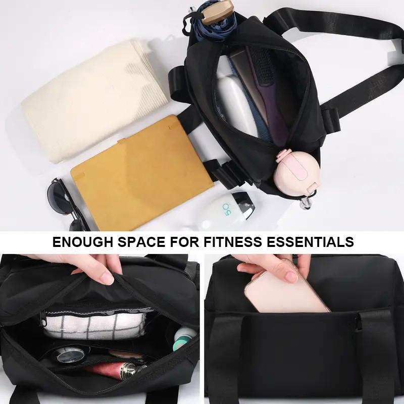 Mini Gym Bag for Women, Small Duffle Tote Bag with Wet Compartment, Lightweight Cute Gym Bag for Girls Weekender Yoga Workout Work