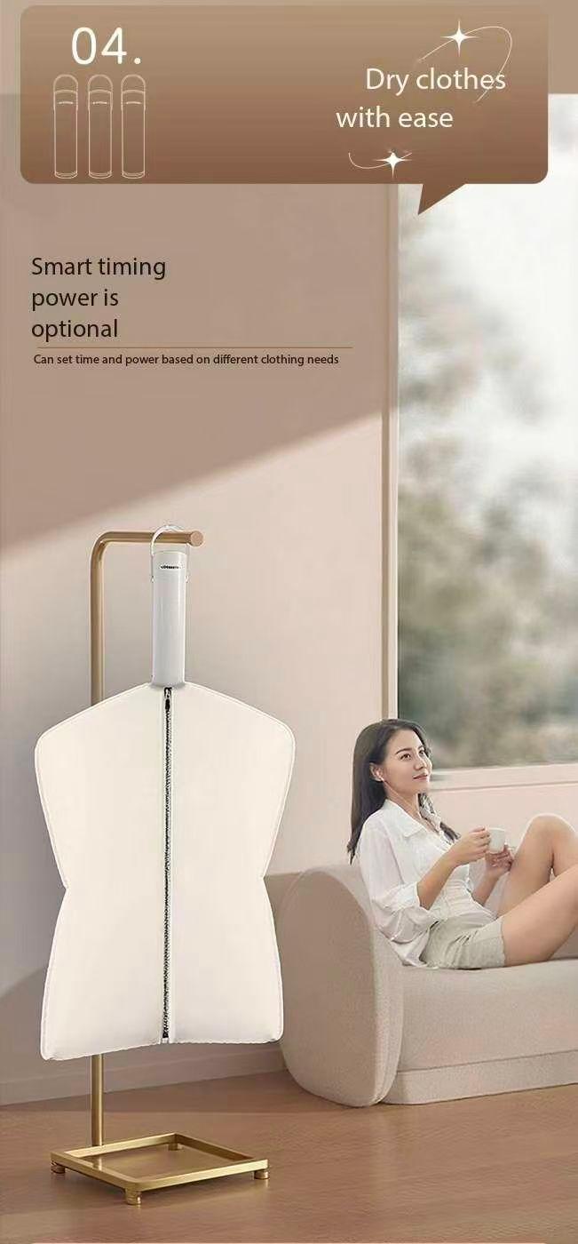 Portable Clothes Dryer Compact 1000w Mini Dryer Machine for Apartment RV Travel with Dry Bag Hook for Light Clothes Underwear