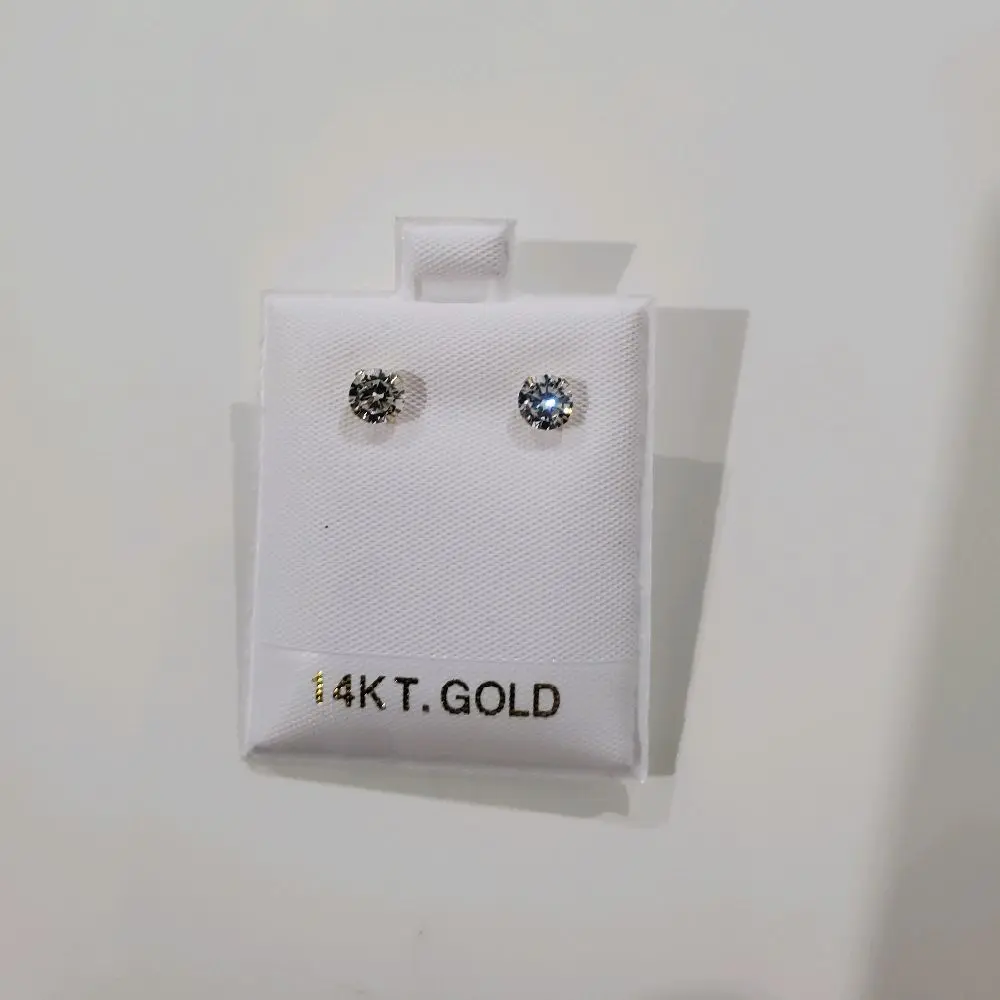 aretes de oro 14k