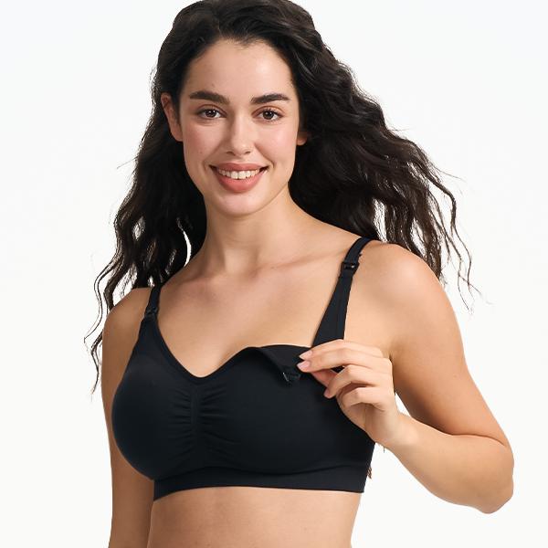 Momcozy Nursing Bras for Breastfeeding - Ultimate Comfort with Multiple Color Options, Seamless & Wireless Design