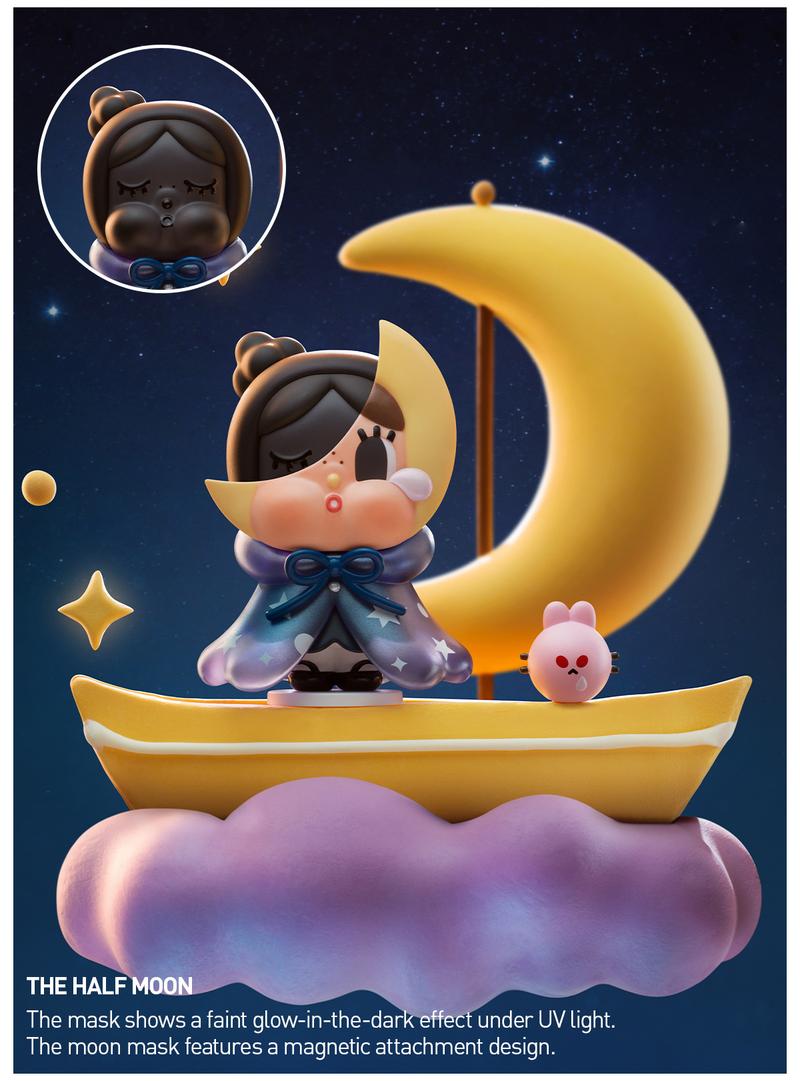 POP MART CRYBABY CRYING TO THE MOON SERIES FIGURES Blind Box, Collectible Toys, Valentine’s Day Gifts