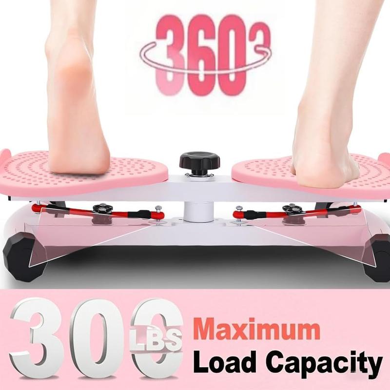 Noiseless Waist Twist Machine | 330LBS Heavy-Duty Support | Core Strengthening Home Workout Gear | TikTok Gym Must-Have