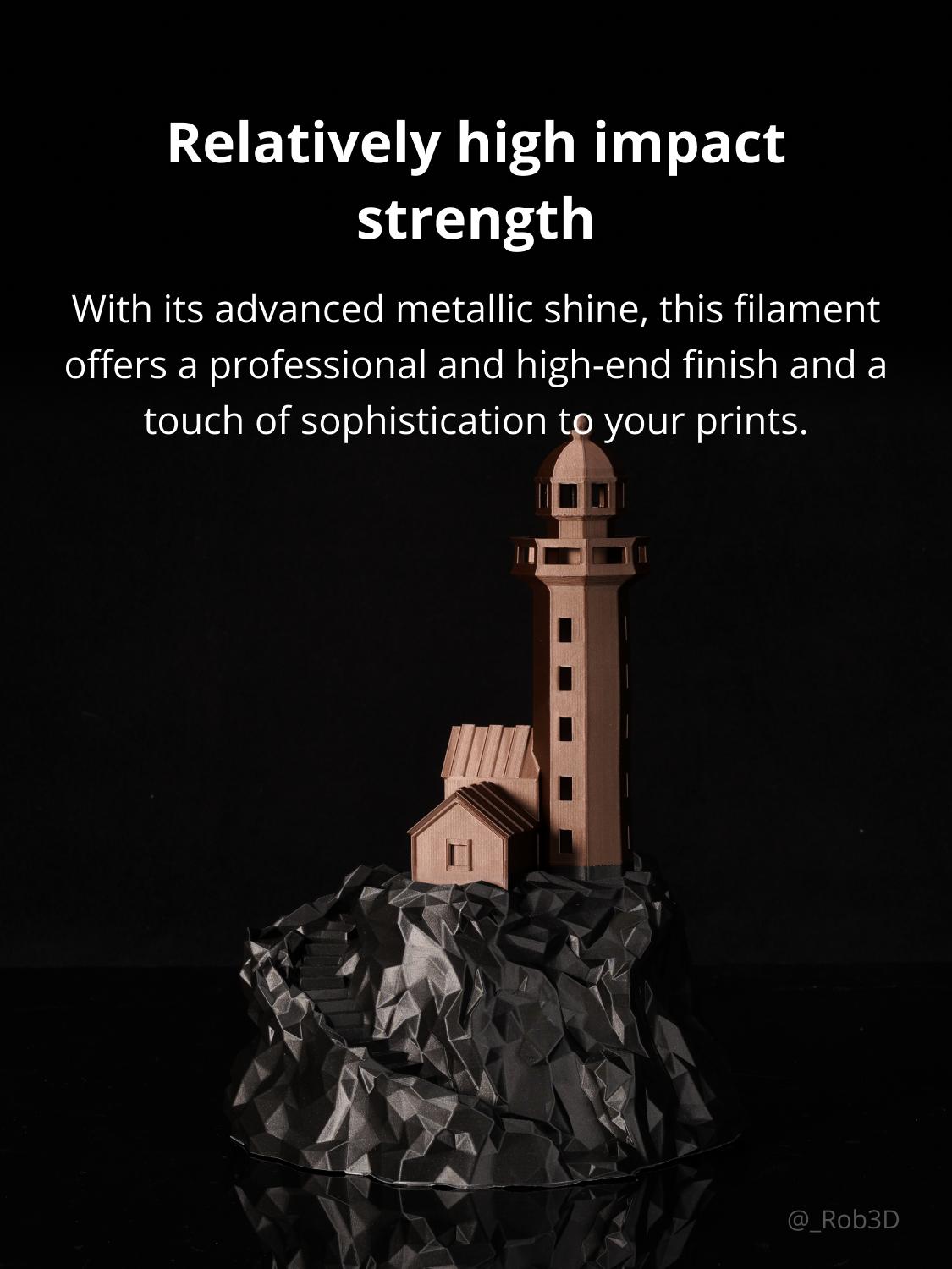 Bambu Lab PLA Metal, 3D Printing Materials and Filaments, Bambu Lab