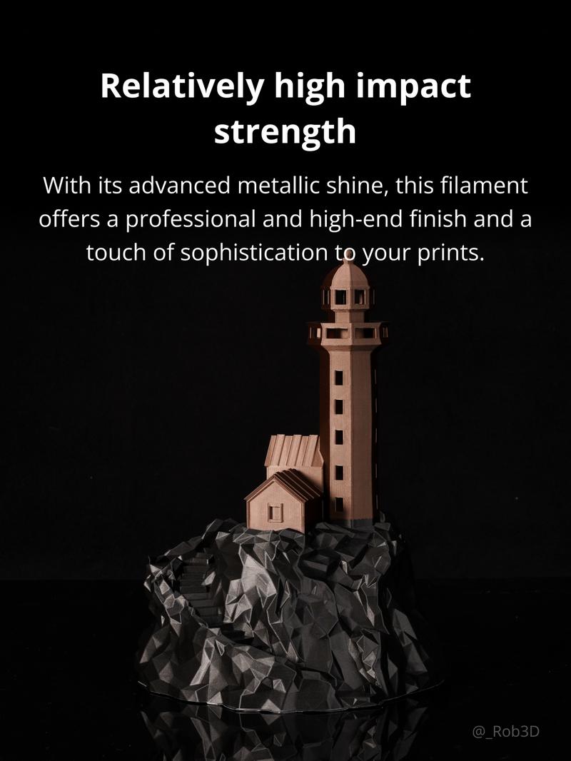 Bambu Lab PLA Metal, 3D Printing Materials and Filaments, Bambu Lab