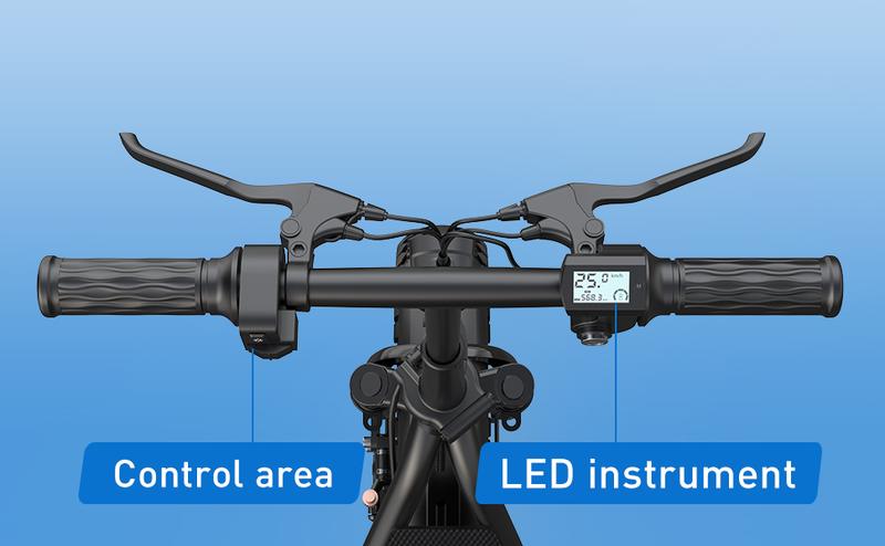 【VoltX】740W Lightweight Double Motor Electric Bike for Adults,20MPH,48V15A Removable Battery,40-45Miles Range,11 shock absorption,Dual-seat design Foldable Double-Suspension  14" Fat Tires 300 Lbs Load for Commuting & All-Terrain Riding，Free accessories