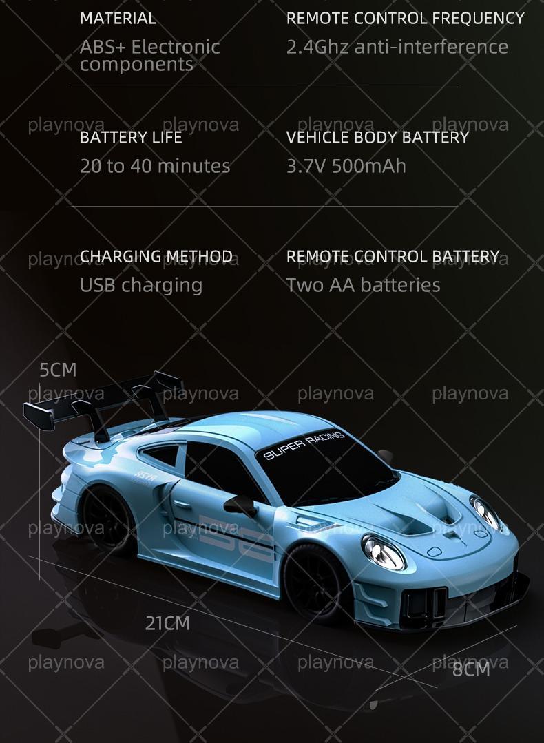 1:24 Scale PORSCHE 911 GT2 RS Remote Control Car, Valentine Gift and Party, RC Car perfect gift for Kids & Adults Christmas Gift Halloween Gift