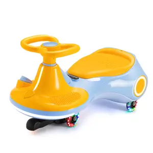 DollarDash 12V Electric Wiggle Car for Kids, 3 in 1 Swing Vehicles, Flashing Wheel, Music, 160LBS, Rechargeable Battery, Anti-Rollover Ride-On Toy Car, Gift for 3+ Boys and Girls Indoor Outdoor