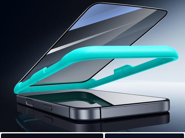 ESR 3 Pack for iPhone 17 Pro Max /17 Pro /17 Air/17(iPhone 17/16/15 All Models)Screen Protector, [9H Hardness] [Military Grade Shatterproof] Full Coverage Tempered Glass Film with Easy Installation Tool, HD Clear, Scratch Resistant