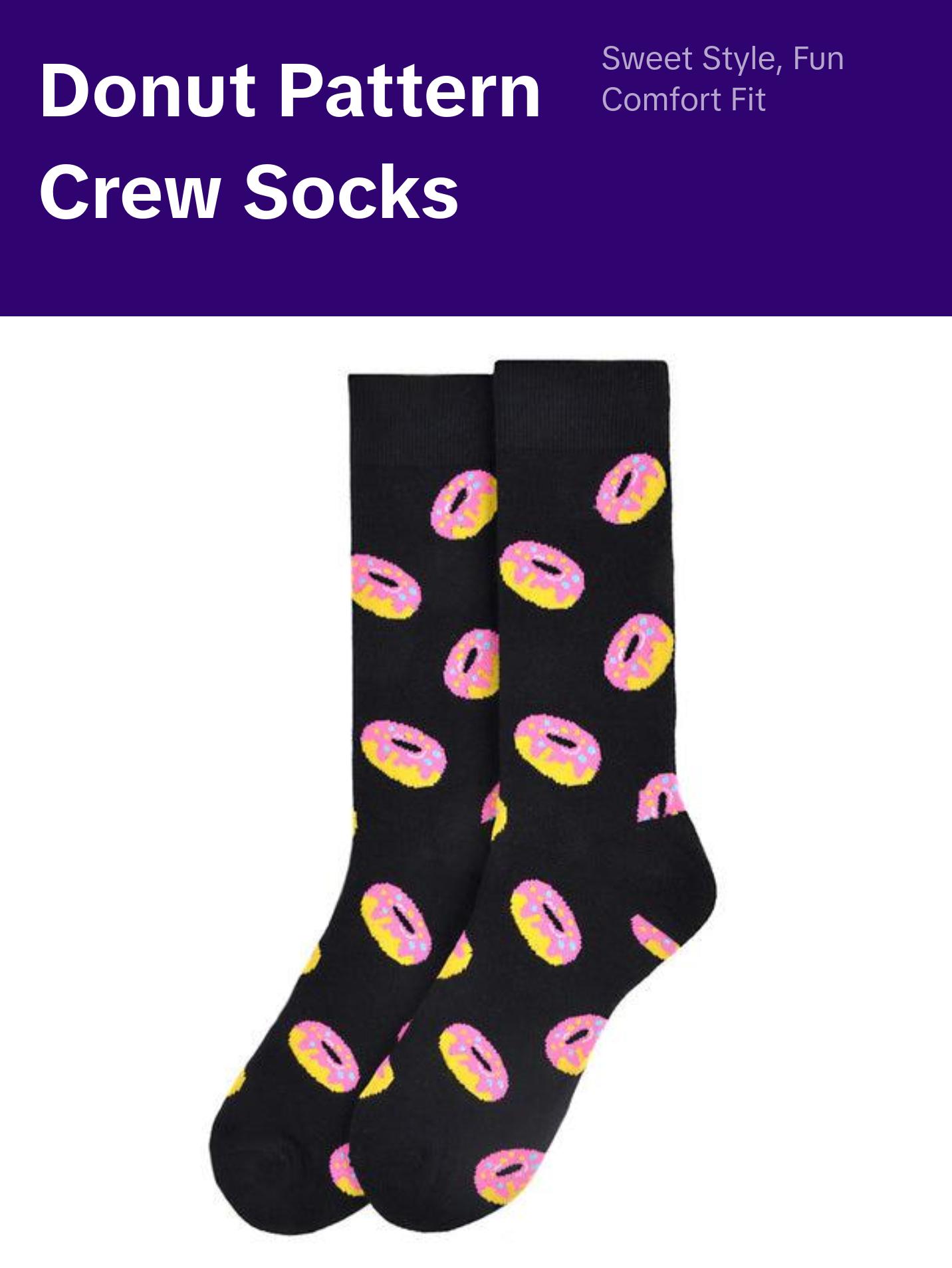 Men's Socks - Donut
