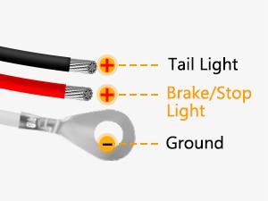 Nilight 4PCS 6" Oval LED Trailer Tail Lights 4PCS 10 LED w/Flush Mount Grommets Plugs Reverse/Back Up Trailer Lights for RV Truck Jeep