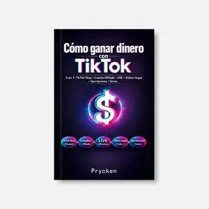 Prycken  Cómo ganar dinero con TikTok，5 en 1: TikTok Shop + Creador/Afiliado + LIVE + Videos largos + Suscripciones / Series.Suitable for Spanish speakers and beginners, and is the perfect gift for couples and friends.