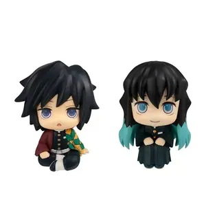 Demon Slayer Kawaii Anime Figure Iguro Obanai & Tokitou Muichirou PVC Collectible Toy Gift