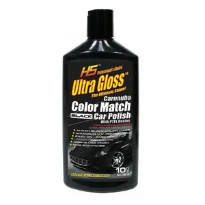 Black Car Color Wax Scratch Remover Carnauba Polish motorcycle Boat RV 10oz HS