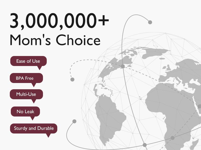 Momcozy Breast Milk Pitcher, Resistant to Heat and Cold Abrupt Temp Swings, No Leak Glass Breast Milk Fridge Storage Container With Wide Mouth