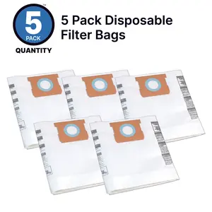 Shop-Vac® 5-8 Gallon Disposable Filter Bags (5 pack)