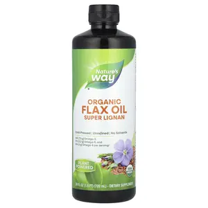 Nature's Way Organic Flax Oil, Super Lignan, 24 fl oz (720 ml)